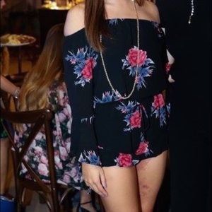 American threads floral romper